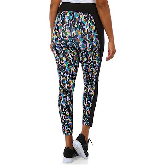 Nanette Lepore multicolor athletic compression 7/8 length legging,Medium NWT - Picture 2 of 7